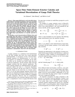 Space-Time Finite-Element Exterior Calculus and Variational Discretizations of Gauge Field Theories