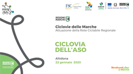 Ciclovie Delle Marche Attuazione Della Rete Ciclabile Regionale