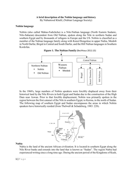 A Brief Description of the Nobiin Language and History by Nubantood Khalil, (Nubian Language Society)