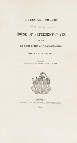 House of Representatives