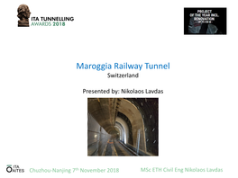 Maroggia Railway Tunnel Switzerland