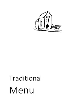 Traditional Menu and Special.Pdf