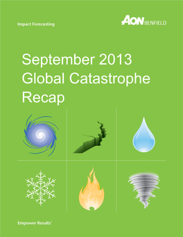 September 2013 Global Catastrophe Recap 2 2