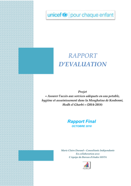 Rapport D'evaluation