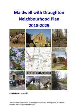 Maidwell with Draughton Neighbourhood Plan 2018-2029