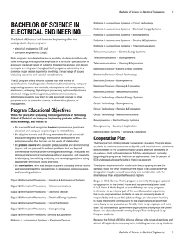 Bachelor of Science in Electrical Engineering 1