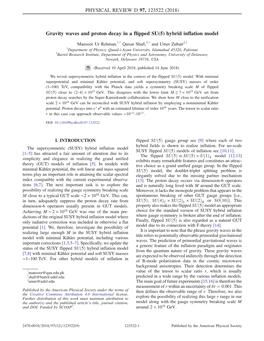 Gravity Waves and Proton Decay in a Flipped SU(5) Hybrid Inflation Model