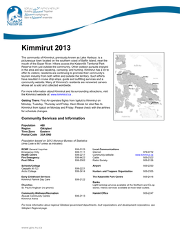 Kimmirut 2013