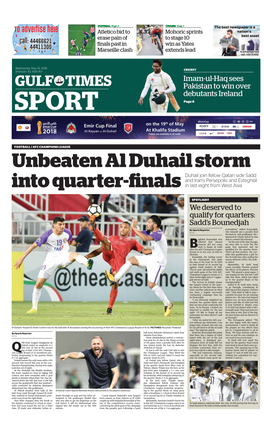GULF TIMES Pakistan to Win Over Debutants Ireland SPORT Page 6
