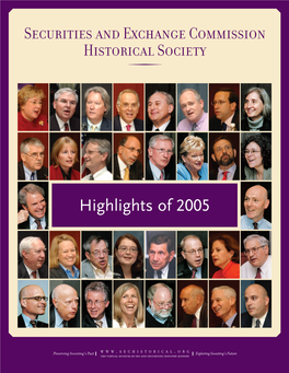 SEC Historical Society Highlights