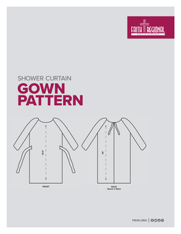 Shower Curtain Gown Pattern 