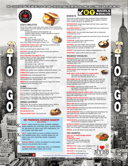 Nybb Togo Menu 2019.Indd