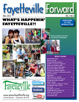 What's Happenin' Fayetteville?!