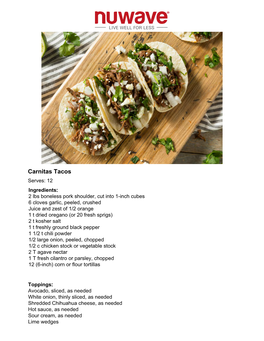 Carnitas Tacos