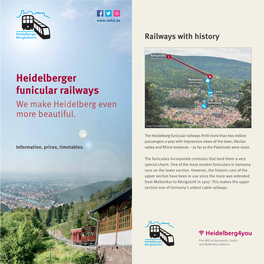 Heidelberger Funicular Railways