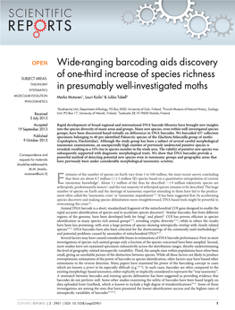 Wide-Ranging Barcoding Aids Discovery of One-Third Increase Of