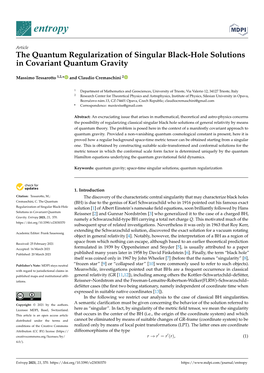 The Quantum Regularization of Singular Black-Hole Solutions in Covariant Quantum Gravity