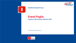Analisi Eventi Puglia 19 Data Monetization Solutions Bacco Nelle Gnostre: L’Evento