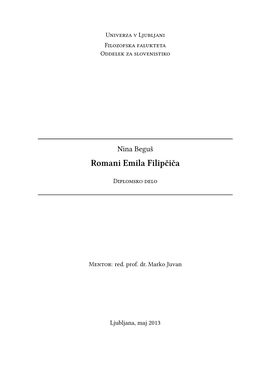 Romani Emila Filipčiča