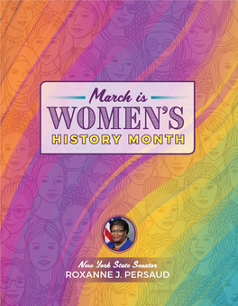 March Is WOMEN’S HISTORY MONTH