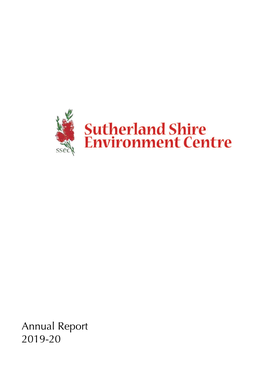 Annual Report 2019-20 Sutherland Shire Environment Centre Annual Report 2019-20