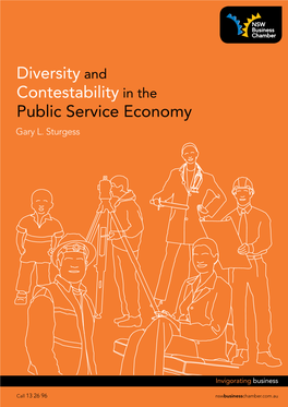 Diversity and Contestability in the Public Service Economy Gary L