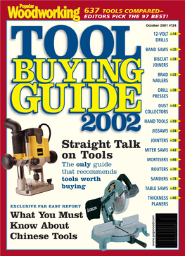 October 2001 Popular Woodworking