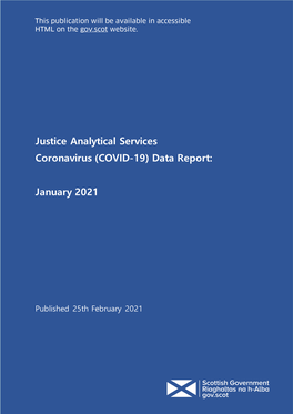 Coronavirus (COVID-19) Data Report: January 2021
