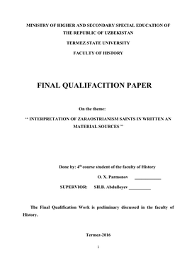 Final Qualifacition Paper