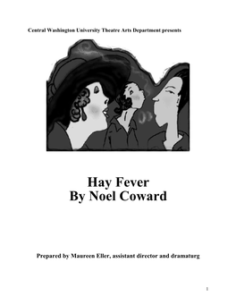 Hay Fever by Noel Coward