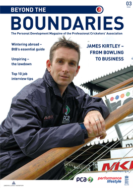 James Kirtley – Btb’S Essential Guide from Bowling Umpiring – to Business the Lowdown