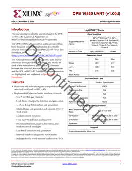 Ds430 Opb 16550 Uart