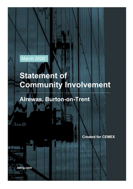 Statement of Community Involvement