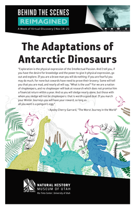 The Adaptations of Antarctic Dinosaurs 