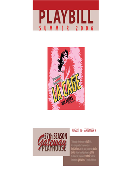 Download the La Cage Aux Folles Playbill