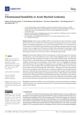 Chromosomal Instability in Acute Myeloid Leukemia