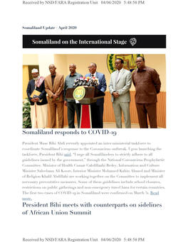 Somaliland on the International Stage