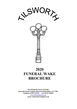 Funeral Brochure