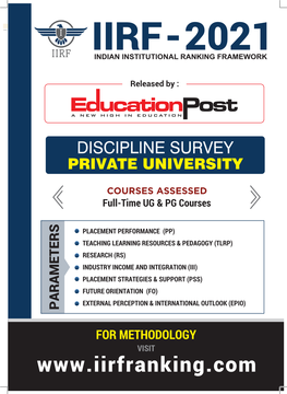 Best Emerging Private Universities Ranking 2021