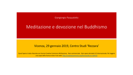 Devozione E Meditazione Nel Buddhismo