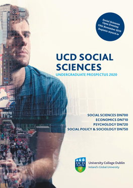 Ucd Social Sciences Undergraduate Prospectus 2020