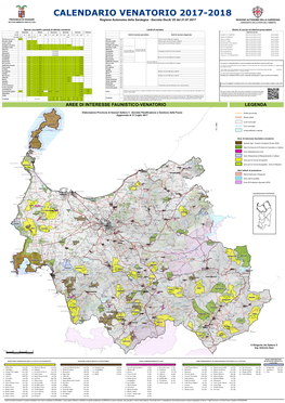 Calendario Venatorio 2017-2018