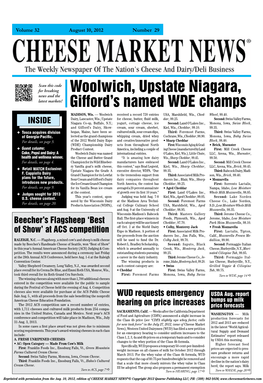 Woolwich, Upstate Niagara, Gifford's Named