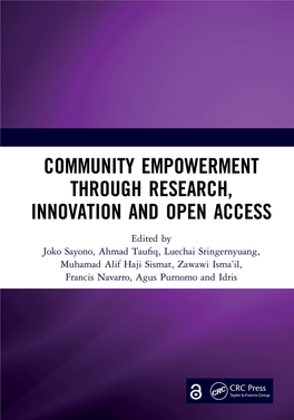 Community Empowerment Through Research, Innovation and Open Access