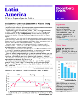 Colombian Peso Forecast Special Edition Nov