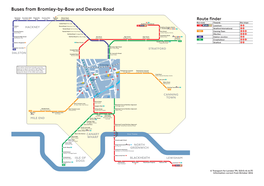 Buses from Bromley-By-Bow and Devons Road