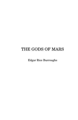 The Gods of Mars