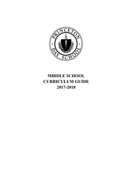 Middle School Curriculum Guide 2017-2018