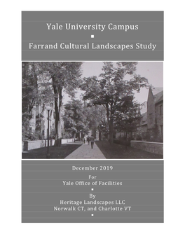 Beatrix Farrand Cultural Landscape Study 2019 Executive Summary