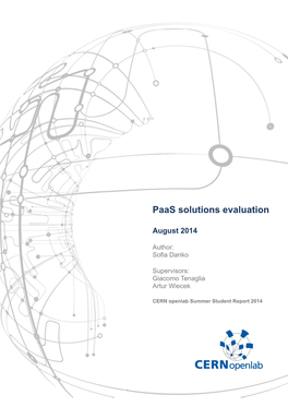 Paas Solutions Evaluation